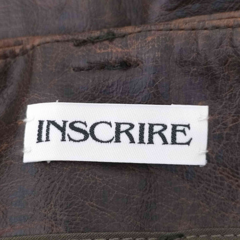 アンスクリア INSCRIRE Fake Leather Bloomers レディース 36