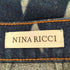 ニナリッチ NINA RICCI リボンプリント 誇張フレアジーンズ レディース 38