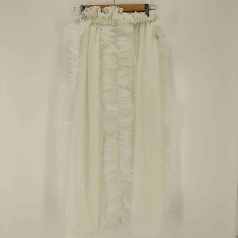 ヘリンドットサイ HeRIN.CYE Sheer frill skirt レディース FREE