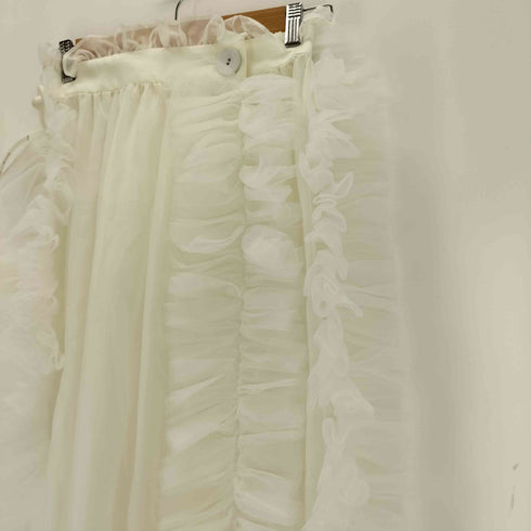 ヘリンドットサイ HeRIN.CYE Sheer frill skirt レディース FREE