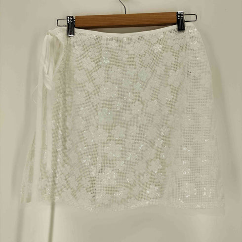 メゾンスペシャル MAISON SPECIAL Glitter Flower Wrap Skirt レディース FREE
