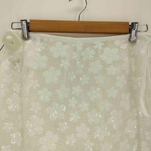 メゾンスペシャル MAISON SPECIAL Glitter Flower Wrap Skirt レディース FREE