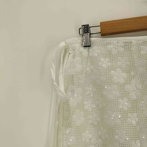 メゾンスペシャル MAISON SPECIAL Glitter Flower Wrap Skirt レディース FREE