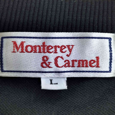 Monterey&Carmel キャラクター刺繍 素材切替 ジップポケット スウェット メンズ JPN:L