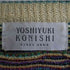ヨシユキコニシ YOSHIYUKI KONISHI FICCE UOMO 総柄 ラメ入り クルーネックニット メンズ