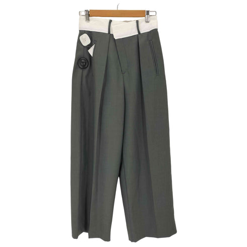 ステュディオス STUDIOUS Asymmetric Front Trousers レディース 2