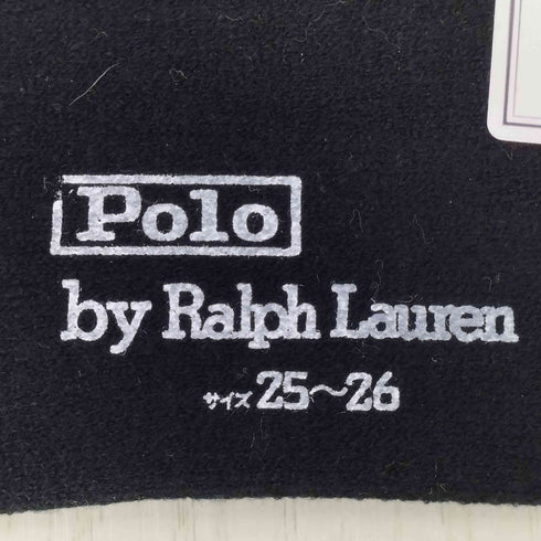 ポロバイラルフローレン Polo by RALPH LAUREN ポロベア刺繍 ソックス メンズ 25-26cm
