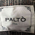 PALTO FLAVIO 17 PRINT コットン地 チェックステンカラーコート メンズ