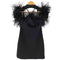 P.A.R.O.S.H Abito feather-detail dress レディース JPN:S