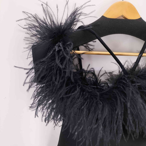 P.A.R.O.S.H Abito feather-detail dress レディース JPN:S