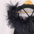 P.A.R.O.S.H Abito feather-detail dress レディース JPN:S