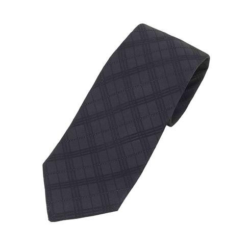 バーバリーブラックレーベル BURBERRY BLACK LABEL チェック シルク ネクタイ メンズ