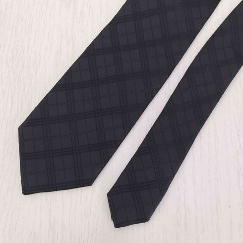 バーバリーブラックレーベル BURBERRY BLACK LABEL チェック シルク ネクタイ メンズ