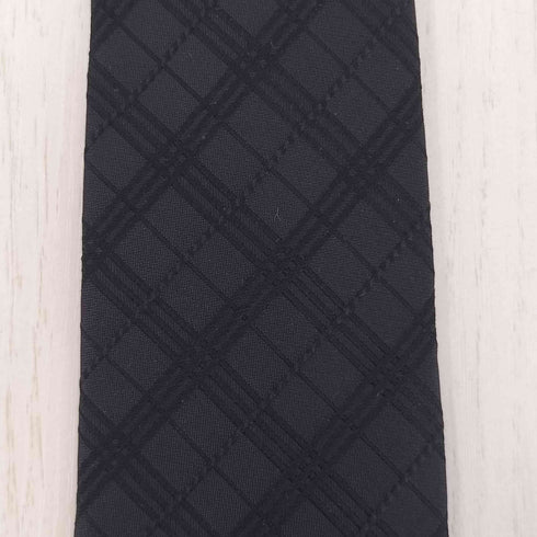 バーバリーブラックレーベル BURBERRY BLACK LABEL チェック シルク ネクタイ メンズ