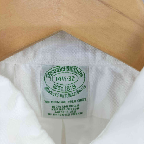 ブルックスブラザーズ BROOKS BROTHERS USA製 スーピマコットン BDシャツ メンズ 14 1/2 - 32