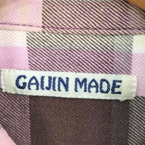 ガイジンメイド GAIJIN MADE 両ポケ コットンポリチェックシャツ メンズ JPN:2