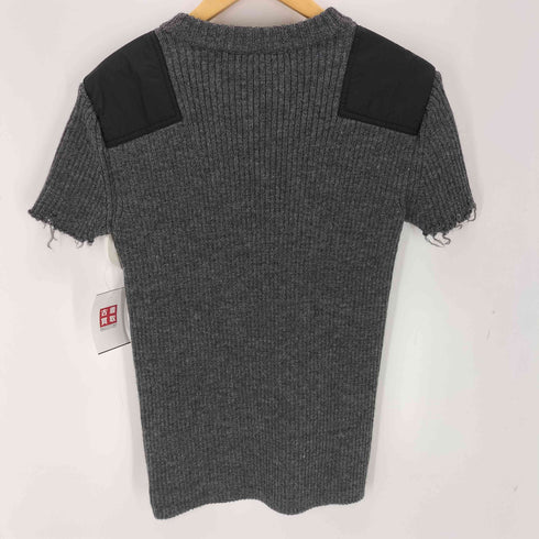 ジョンローレンスサリバン JOHN LAWRENCE SULLIVAN Shoulder patch rib knit sweater with gloves レディース JPN:S