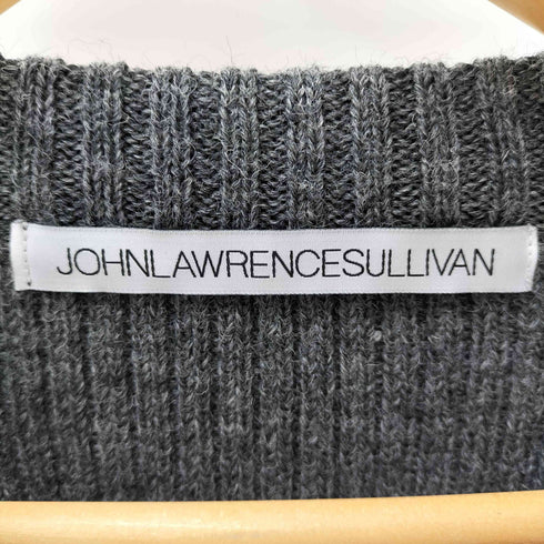 ジョンローレンスサリバン JOHN LAWRENCE SULLIVAN Shoulder patch rib knit sweater with gloves レディース JPN:S