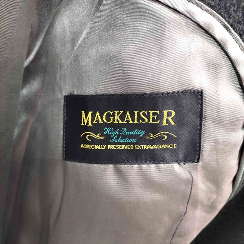 MAGKAISER カシミヤアンゴラ ステンカラーコート メンズ