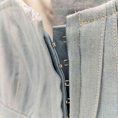 ME COUTURE レースアップビスチェ レディース 0