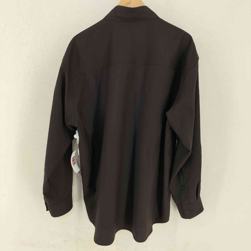 Cornier Super130's WORSTED WOOL SHIRTS|DARK BROWN メンズ JPN:M