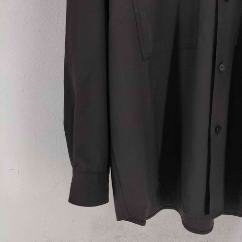 Cornier Super130's WORSTED WOOL SHIRTS|DARK BROWN メンズ JPN:M