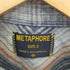 METAPHORE ラウンドカット コットンチェックシャツ メンズ 3