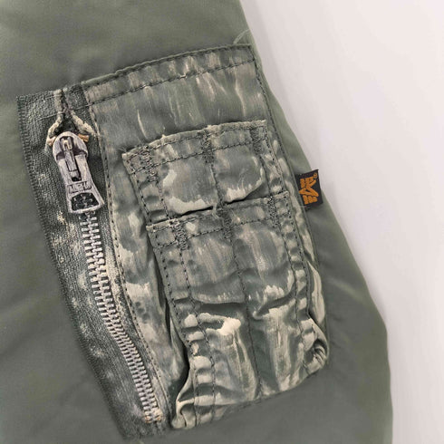 アルファインダストリーズ ALPHA INDUSTRIES theadamsandriver MA-1 リメイクフライトジャケット メンズ JPN:L