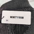MMTYRM デストロイバギーブラックデニム ダメージ加工 クラッシュデニム レディース JPN:S