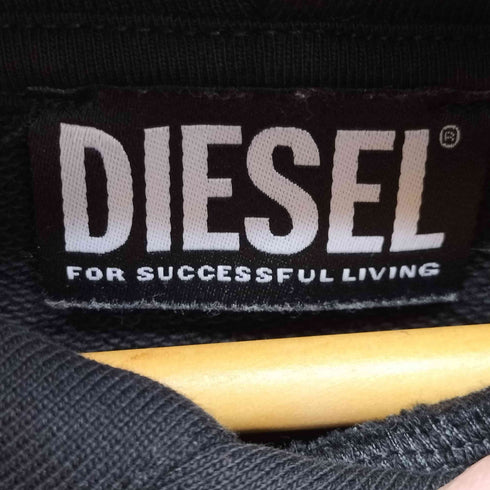 ディーゼル DIESEL F-MAGDALENA-B1 ハート刺繍 プリントプルオーバーパーカー レディース JPN:S