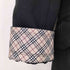 バーバリーブルーレーベル BURBERRY BLUE LABEL 裏地ノバチェック メルトンファー付スタンドカラーコート レディース 36