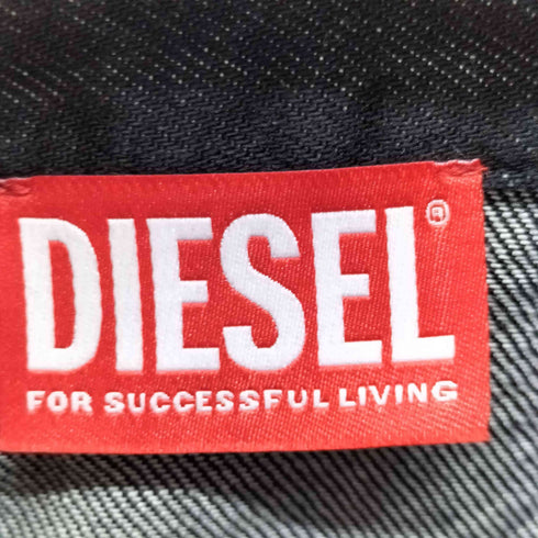 ディーゼル DIESEL DELMIX ブラックデニムシャツジャケット レディース 14Y
