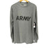 90S MADE IN USA AKWA TEK ARMY 両面プリントクルーネックL/S Tシャツ メンズ import:M