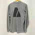 90S MADE IN USA AKWA TEK ARMY 両面プリントクルーネックL/S Tシャツ メンズ import:M