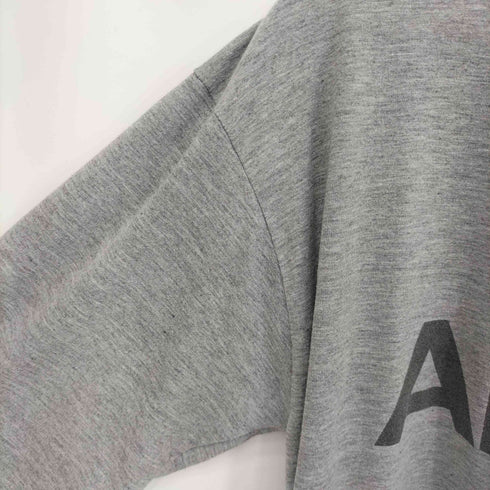 90S MADE IN USA AKWA TEK ARMY 両面プリントクルーネックL/S Tシャツ メンズ import:M