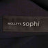 ノーリーズソフィー NOLLEY’S sophi 麻調ツイルVネックジャケット レディース 40