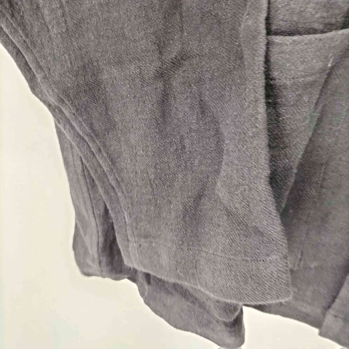 コムアーチ comm arch LINEN VIYELLA JACKET リネン混 オープンカラーシャツジャケット メンズ 4