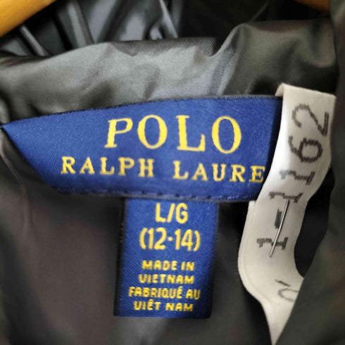 ポロラルフローレン POLO RALPH LAUREN ポニー刺繍 フーデッドダウンコート レディース キッズ:L(12-14)