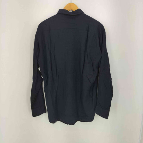 トキオクマガイ TOKIO KUMAGAI HOMME DE NUIT 80S~90S レーヨンオープンカラーシャツ 両フラップ ブラック アーカイブ メンズ JPN:46