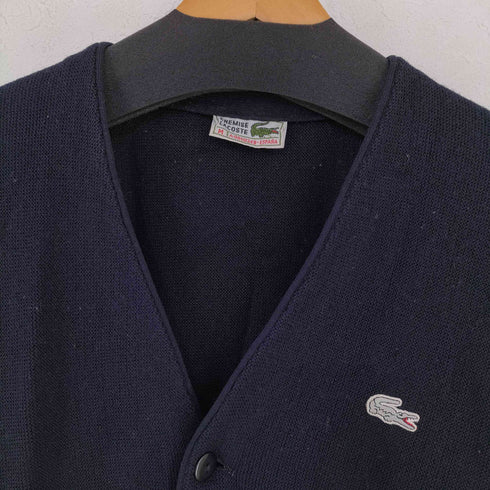 シュミーズラコステ CHEMISE LACOSTE スペイン製 アクリルカーディガン メンズ import:M
