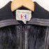 SU-MOON レザーテープ ファードッキングニットジャケット レディース 9