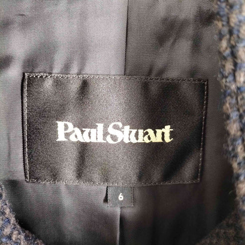 ポールスチュアート Paul Stuart ハイネック ウールショートコート レディース 6