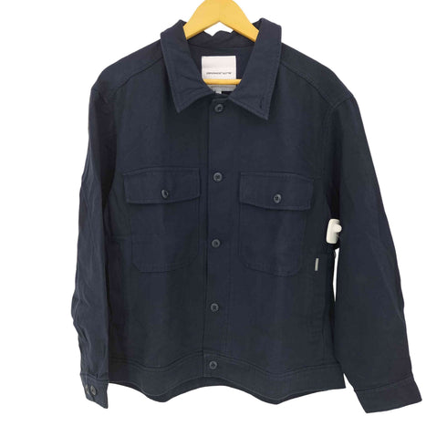 ESPIONAGE N37 56 コットンサテンミリタリーシャツジャケット メンズ import:M