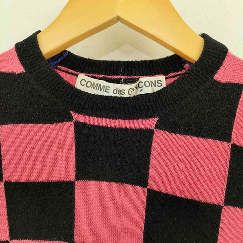 コムデギャルソン COMME des GARCONS チェッカーフラッグ ドッキングニット レディース