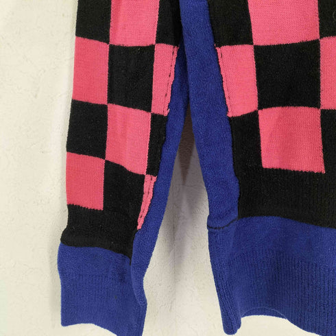 コムデギャルソン COMME des GARCONS チェッカーフラッグ ドッキングニット レディース