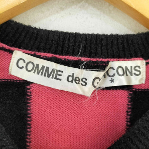 コムデギャルソン COMME des GARCONS チェッカーフラッグ ドッキングニット レディース