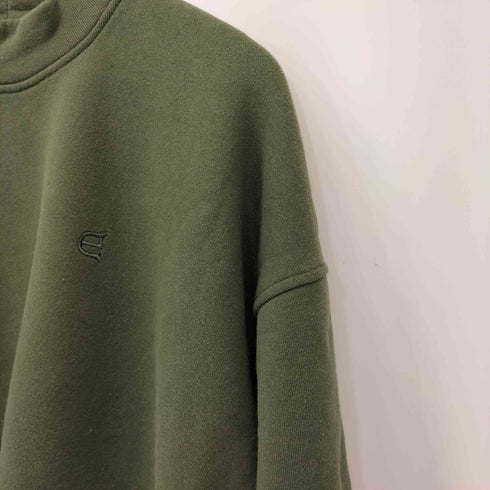 ヱビセンスケートボーズ Evisen skateboards モックネックスウェット バックプリント メンズ L