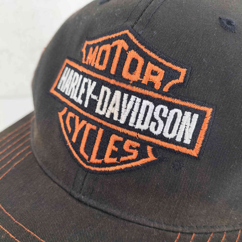 ハーレーダビッドソン HARLEY-DAVIDSON カラーステッチ ロゴキャップ メンズ