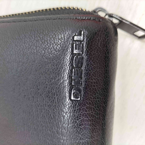 ディーゼル DIESEL ロゴ ラムレザーロングウォレット シボ革 長財布 メンズ