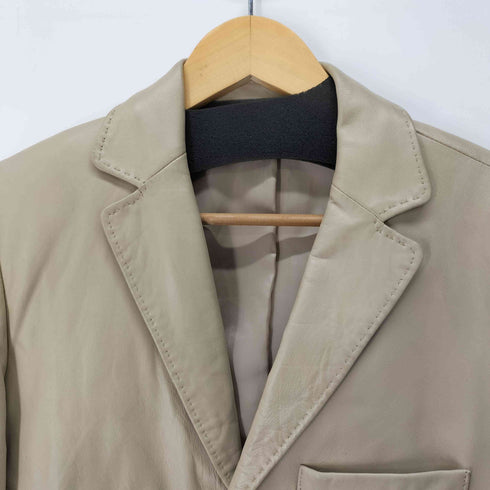 タカキュー TAKA Q ラムレザー3Bテーラードジャケット メンズ JPN:M